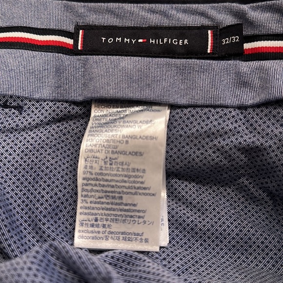 Tommy Hilfiger Authentic Navy Chino Men’s 32/32 - Picture 3 of 4